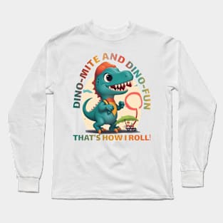 cute dinosaur Long Sleeve T-Shirt